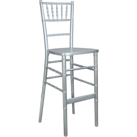 Flash Furniture Advantage Silver Chiavari Bar Stools WDCHIBAR-SILVER